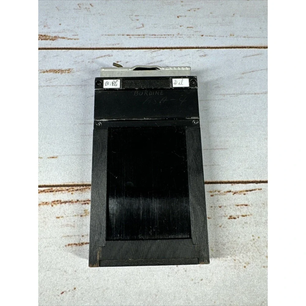 Vintage Lisco Regal 2 1/4 x 3 1/4 View Camera Film Holder Darkroom Used